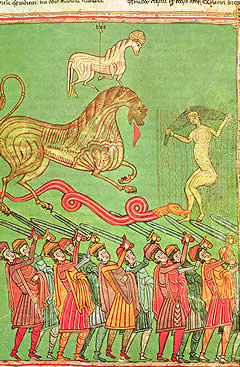 Miniatura del Beato de Burgo de Osma. SIglo XI