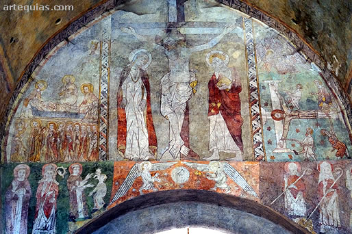 Freco g&oacute;tico con pasajes de la Pasi&oacute;n