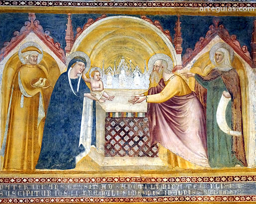 Pasaje b&iacute;blico de la Presentaci&oacute;n en el Templo