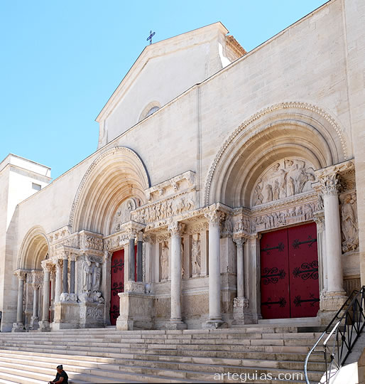 Abad&iacute;a de Saint-Gilles en Saint-Gilles-du-Gard, Francia 