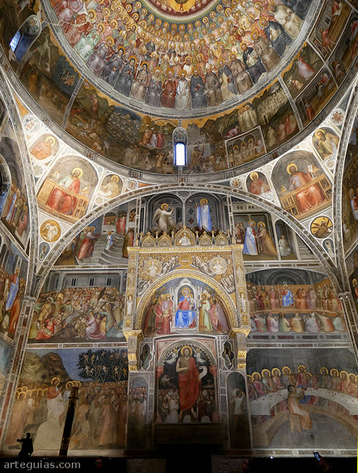Frescos del Baptisterio dela Catedral de Padua, Italia