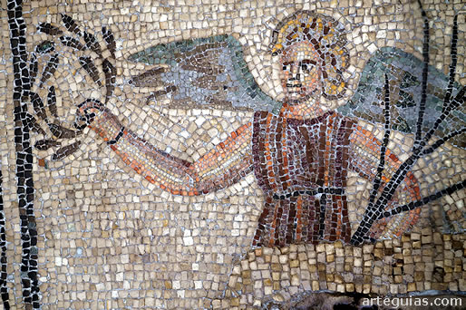 Mosaico paleocristiano de la BAs&iacute;lica de Aquilea