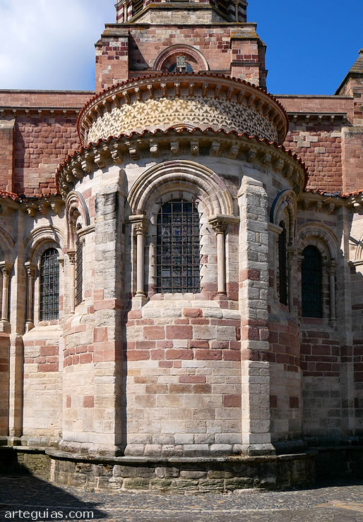 Primer plano del absidiolo oriental