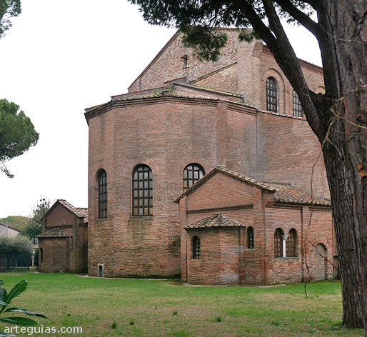 Cabecera de la Bas&iacute;lica de San Apolinar en Classe