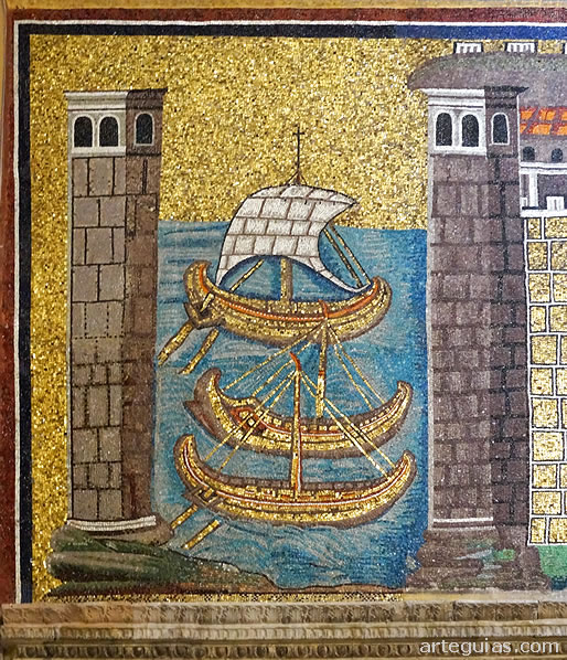 El Puerto de Classe, junto a R&aacute;vena