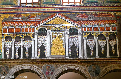 El famoso mosaico del palacio de Teodorico
