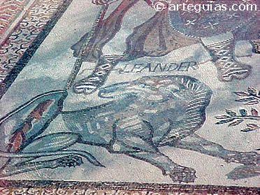 Mosaicos de la villa de Carranque, pr&aacute;cticament coetaneos a la vida de Constantino y Teodosio (siglo IV d.C)