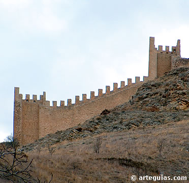 Tramo de las murallas de Albarrac&iacute;n