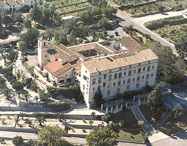 Vista aerea del Monasterio de Aguas Vivas