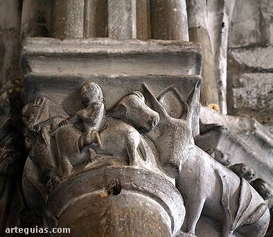 Capitel de posible tem&aacute;tica ganadera