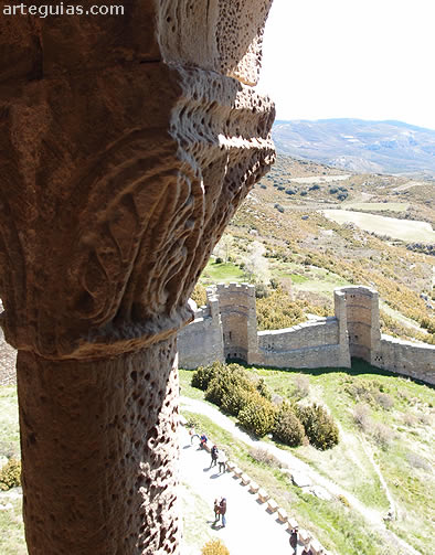 Vista desde lo alto de una de las ampliaciones de Sancho Ramírez