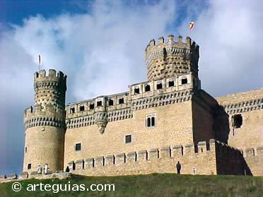 Castillo de Manzanares el Real, desde el sur