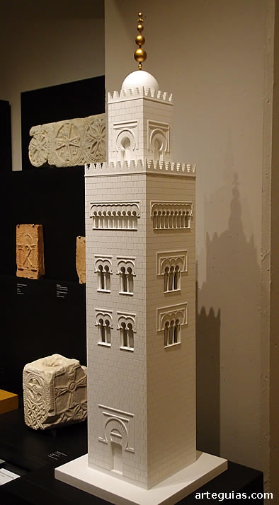 Maqueta del alminar califal -siglo X- de la Mezquita de C&oacute;rdoba
