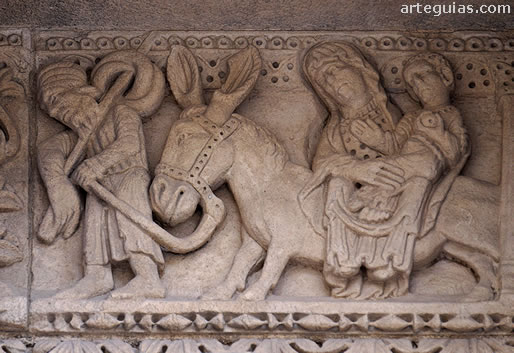 Catedral de Arl&eacute;s: Huida a Egipto