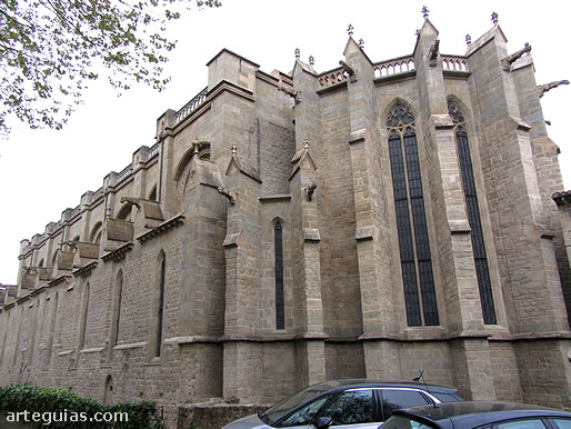 La Catedral de Carcassonne desde el sureste