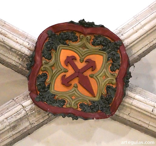 Clave con la cruz de la Orden de Santiago