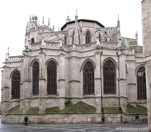 Exterior de la cabecera de la Catedral de Palencia