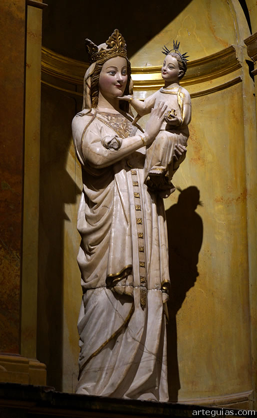 La Virgen Blanca. Imagen g&oacute;tica de la Catedral de Palencia
