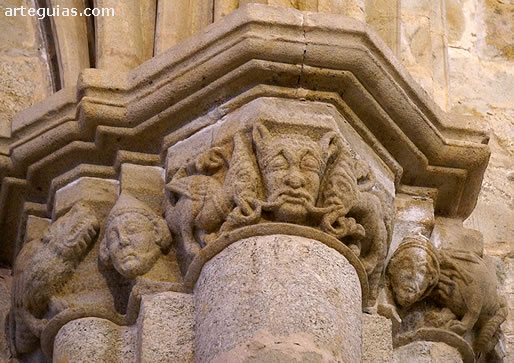Capiteles figurados del interior de la Catedral de Plasencia