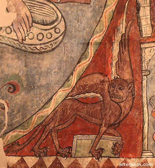 Detalle del Tetramorfos (león de San Marcos)