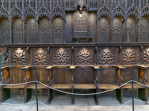 El coro de la catedral