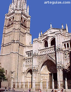 Fachada occidental de la Catedral de Toledo