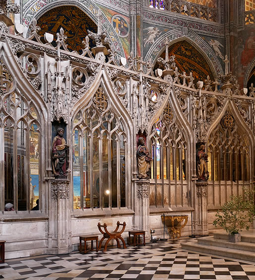 Interior del coro de la Catedral de Albi