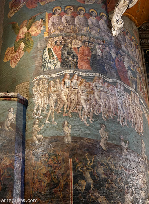 Pinturas murales sobre el Juicio Final