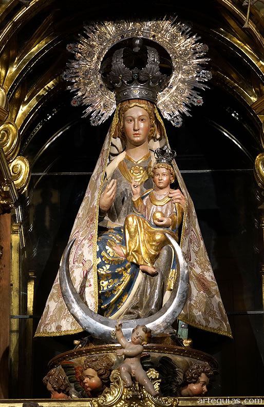 Virgen del Espino, imagen g&oacute;tica