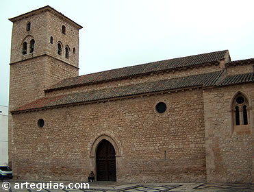 Aspecto general de la iglesia de Santiago. Ciudad Real