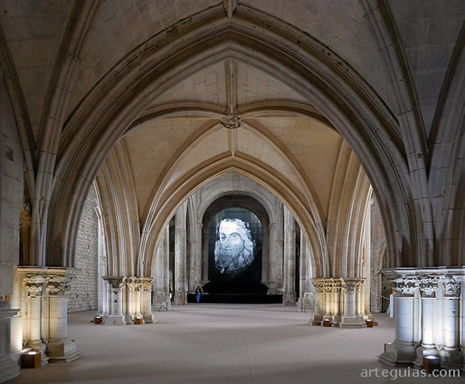 Pilares y b&oacute;vedas de crucer&iacute;a del coro