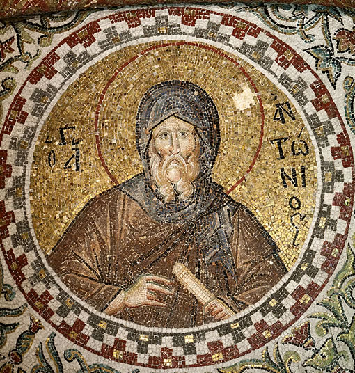 Mosaico de San Antonio o San Ant&oacute;n