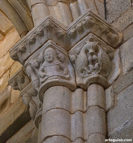 Capiteles figurados de la iglesia del Convento de Santo Domingo de Bonaval de Santiago de Compostela