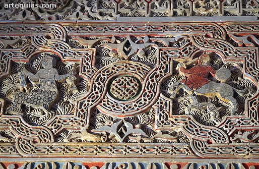 Yeser&iacute;as del zagu&aacute;n del Convento de Santa Clara con animales fabulosos