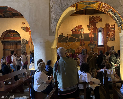 En la iglesia de Sant Joan de Boí