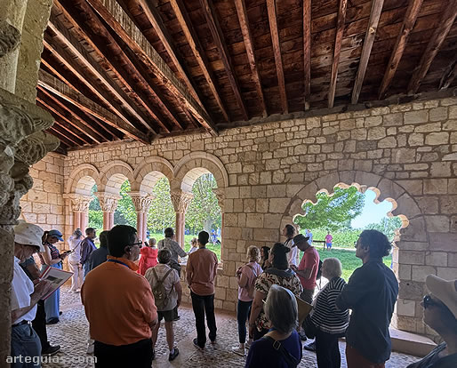 La galer&iacute;a porticada de Durat&oacute;n es una maravilla