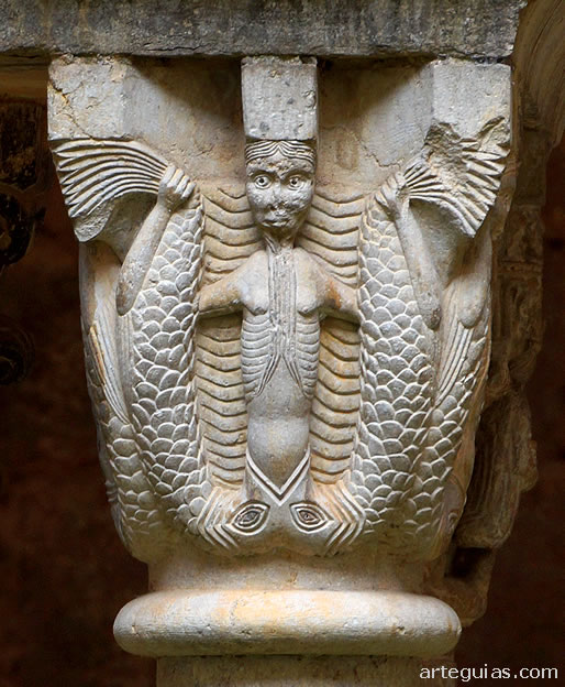 Uno de los iconos de la ciudad de Girona: el capitel de nereidas de San Pere de Galligants