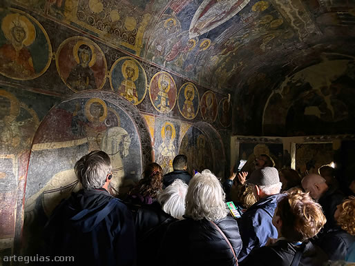 Las espectaculares pinturas medievales de la iglesia de  Agios Ioannis Chrysostomos de Geraki