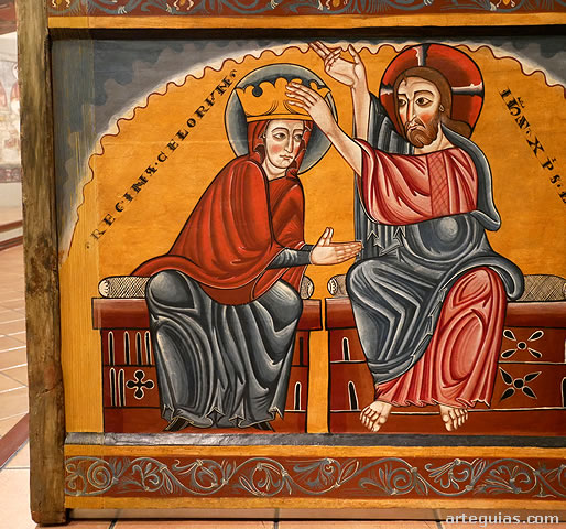 Tabla lateral del altar de Llucá