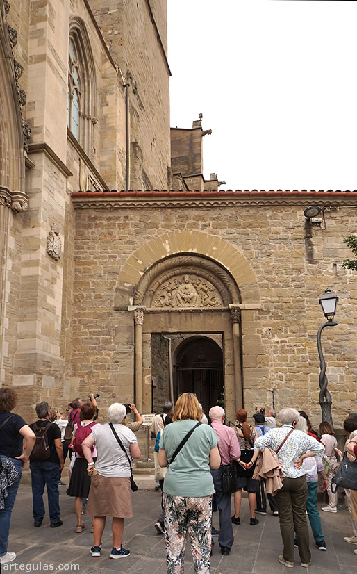 Llegada a la Seu de Manresa