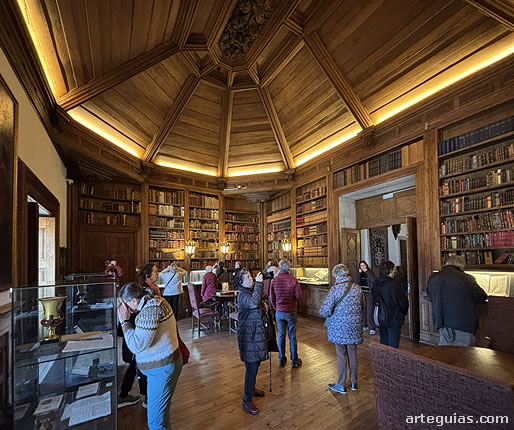 En uno de los salones de la Casa Mateus