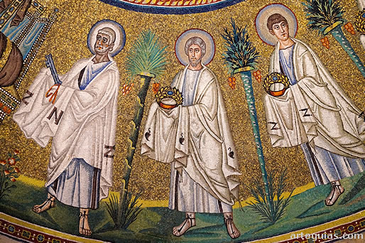 Ap&oacute;stoles del Baptisterio Arriano de R&aacute;vena