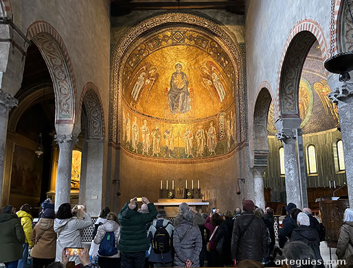 Mosaico bizantino de la Catedral de Trieste