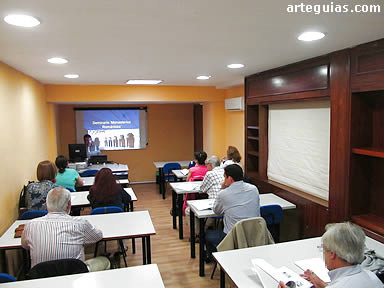 Imagen del seminario sobre Monasterios Rom&aacute;nicos celebrado el pasado 11 de mayo de 2013