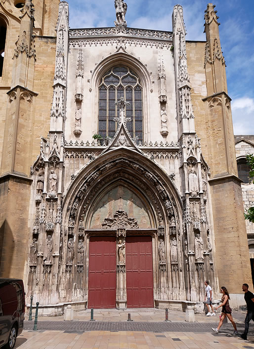 Fachada de la Catedral de Aix-en-Provence