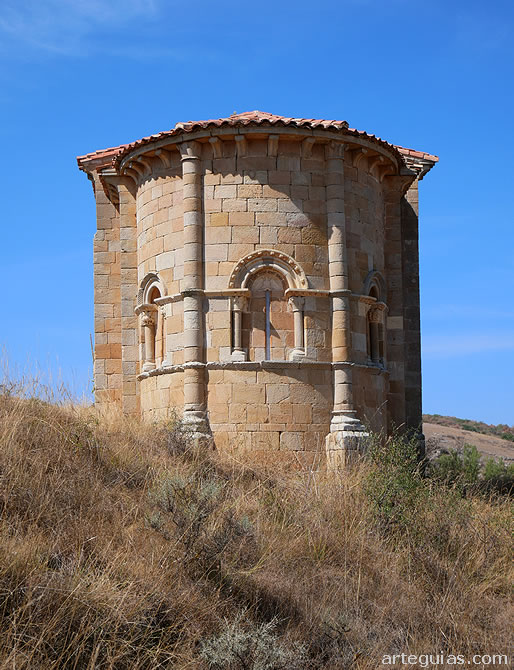 Precioso &aacute;bside de la ermita de Santa Eulalia de Barrio de Santa Mar&iacute;a, Palencia 