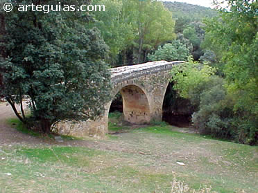 Pente de Covatillas que salva el r&iacute;o Pir&oacute;n