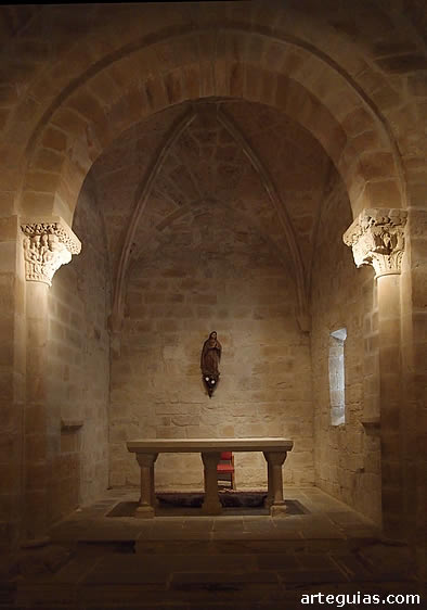 Ermita de Santa Cecilia: interior del &aacute;bside