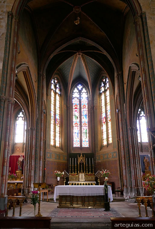 Espectacular interior del &aacute;bside central