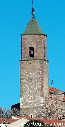 Torre de la iglesia de Alcolea del Pinar